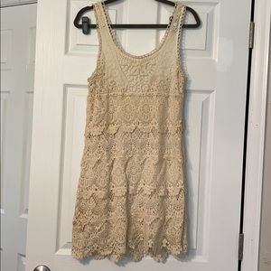 Cream lace dress/sundress